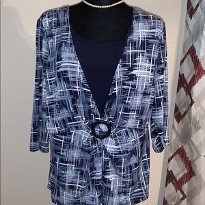 Briggs New York layered Top xl